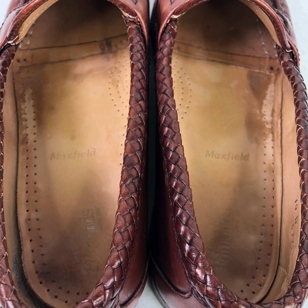 Allen Edmonds Maxfield Leather Tassel Loafer Shoes - Picture 7 of 10